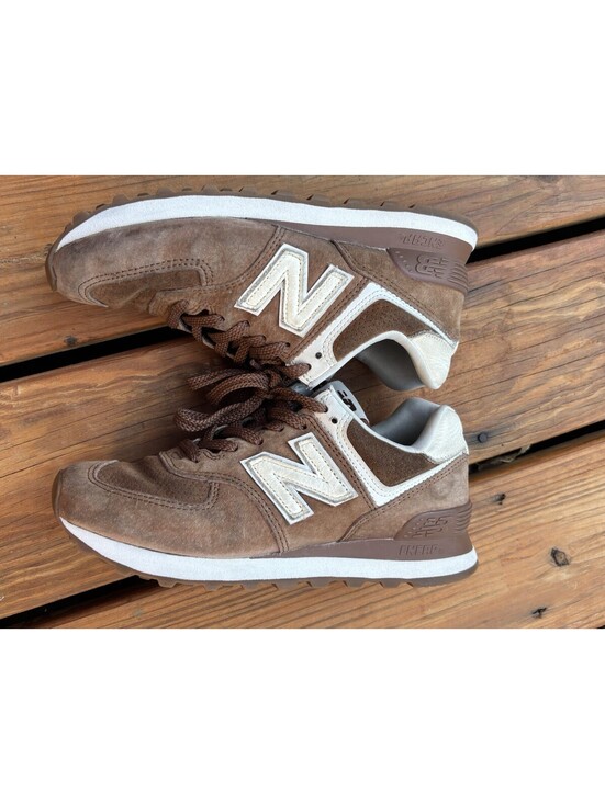 New Balance Shoes - New Balance 574 True Brown Classics Suede Women Size 7